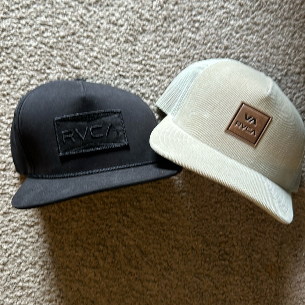 2 RVCA hats
